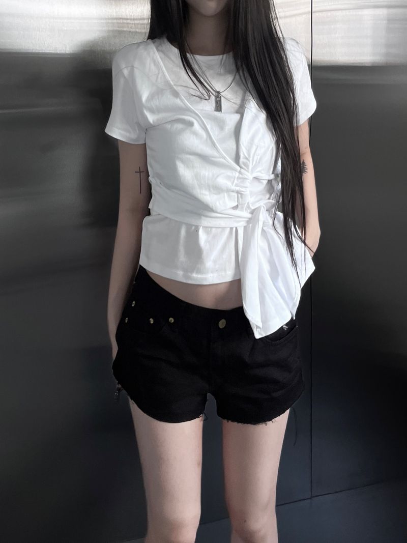 layered twist wrap strap T (2color)
