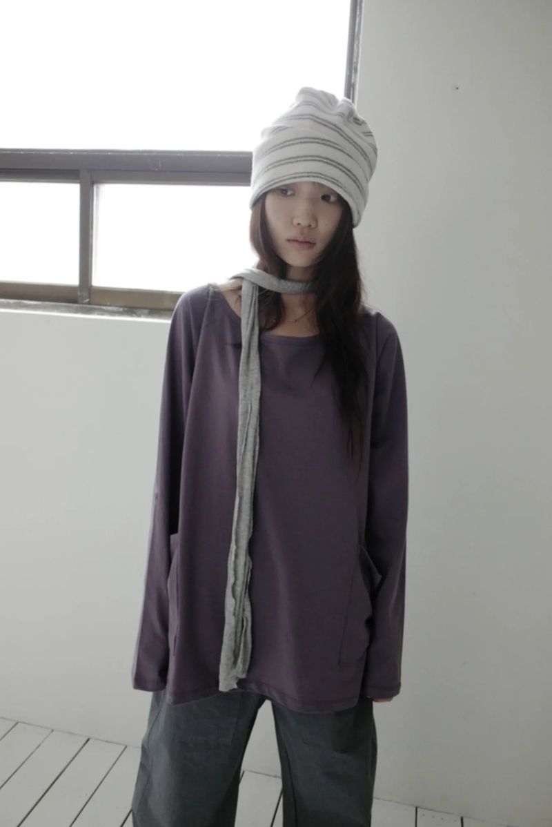callhag（コールハグ）の「wideneck pocket sleeve T (3c)（Tops）」