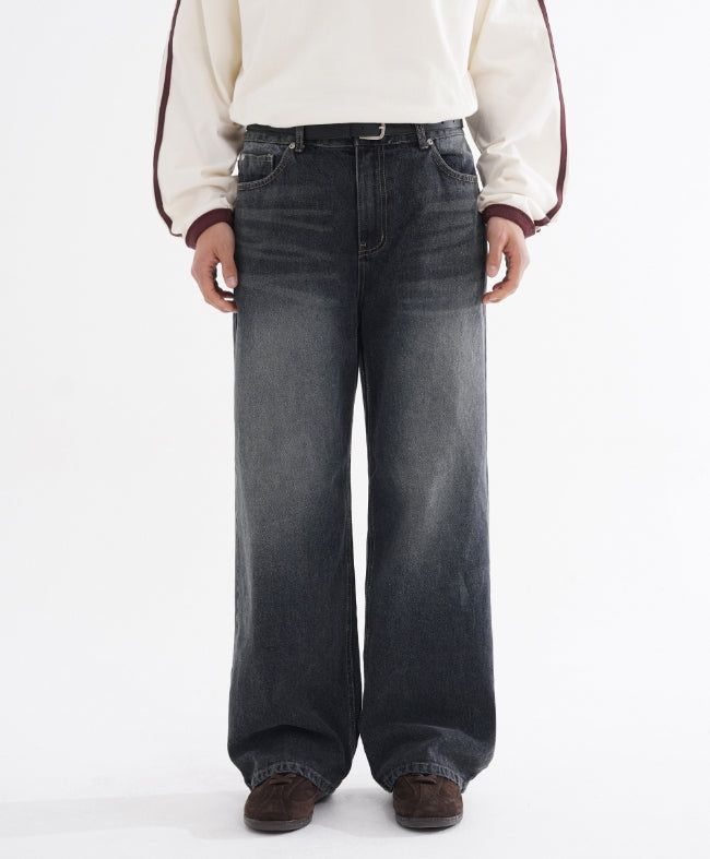 26SS★ Fade Wide Denim Pants