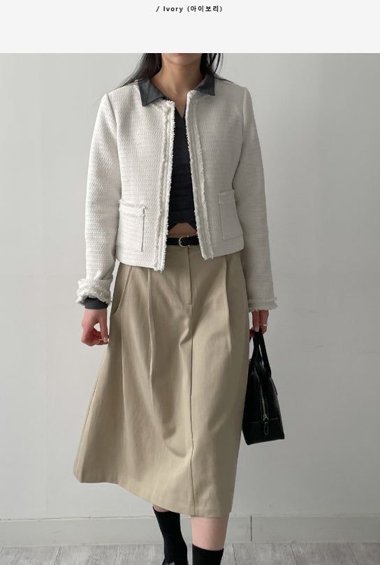 Sunday Fringe Tweed Jacket