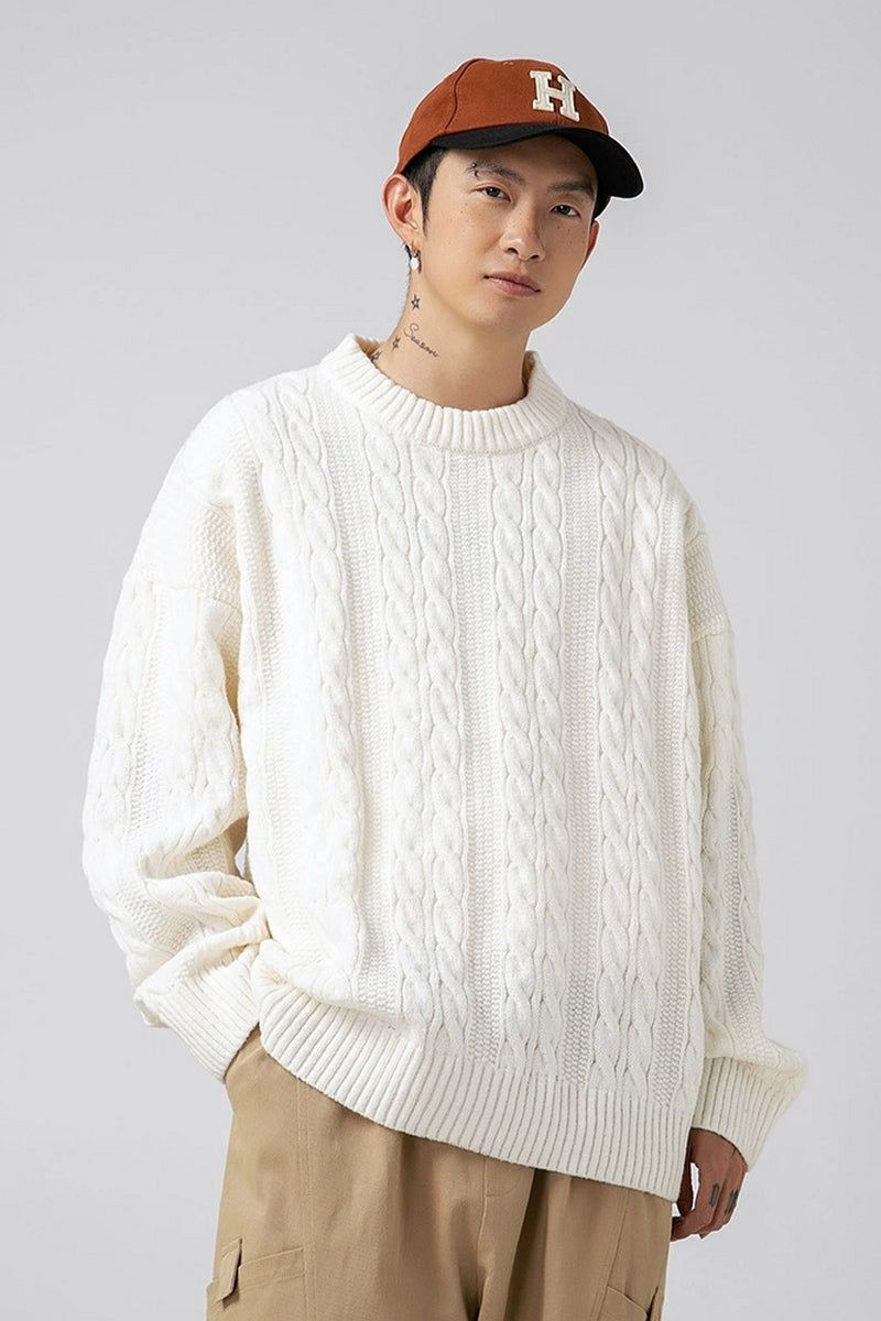 CZ Basicsの「Cable-Knit Vintage Sweater（Tops）」
