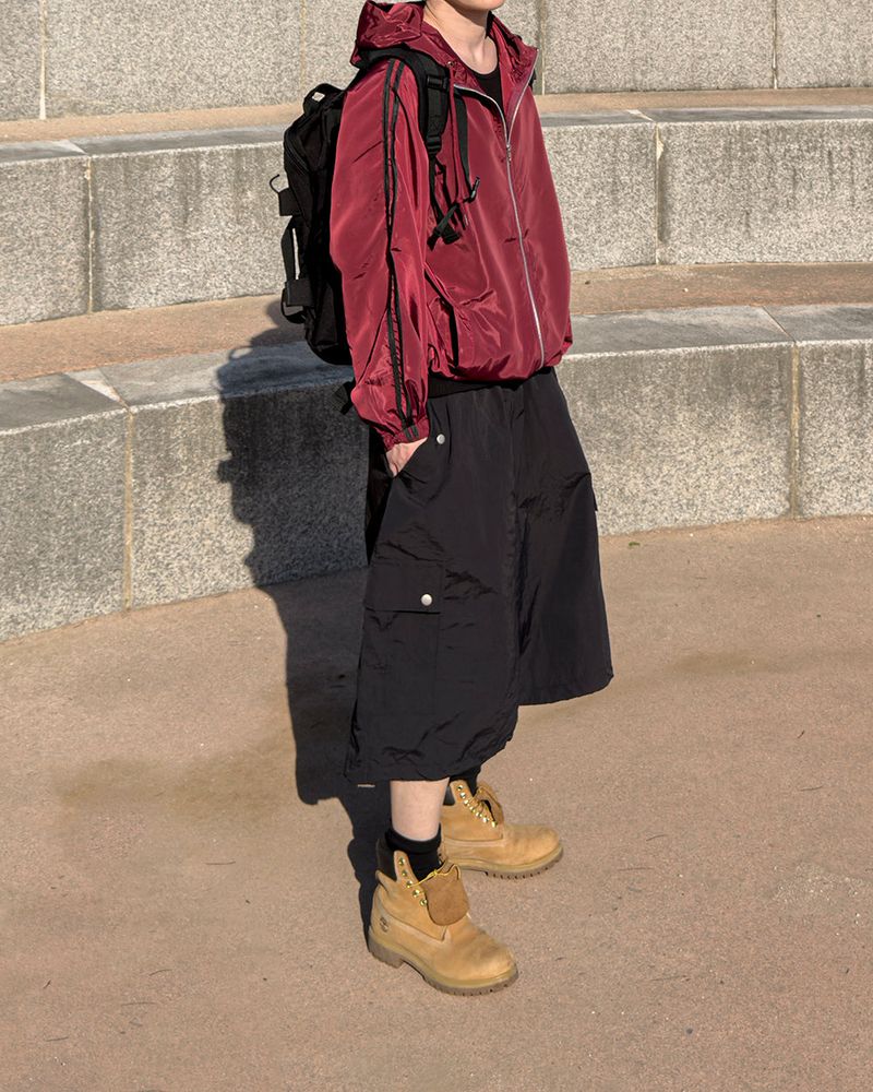Kelt Nylon Cargo Bermuda Pants