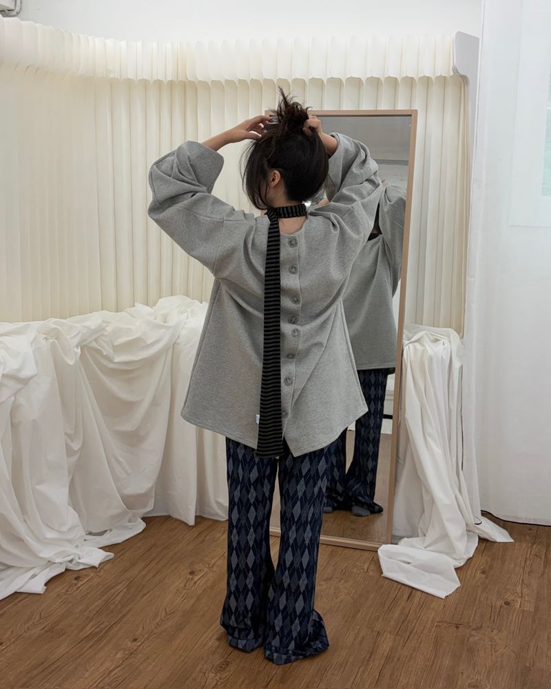 fungus（ファンガス）の「アーガイルブーツカットパンツ (2colors)（パンツ）」