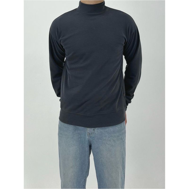 SIDE LABEL TURTLENECK 3COLOR