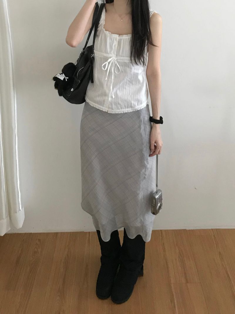 Scoop lace top (one color)