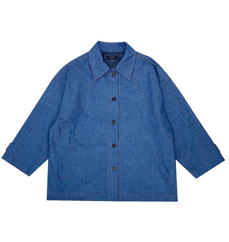 KOOKEESEE Slub Denim Jacket
