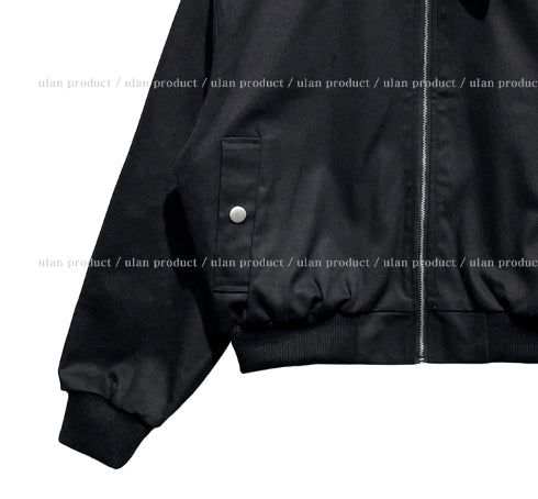 Lilo color matching crop cotton blouson