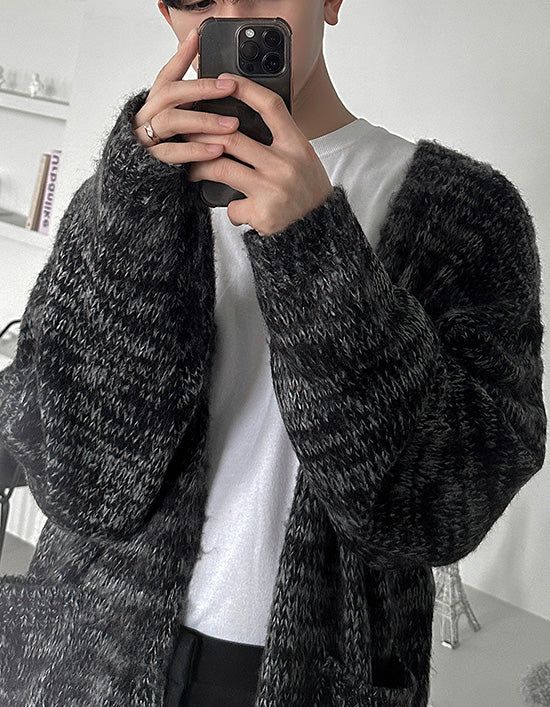 Acon Mohair Brush Cardigan (3color)
