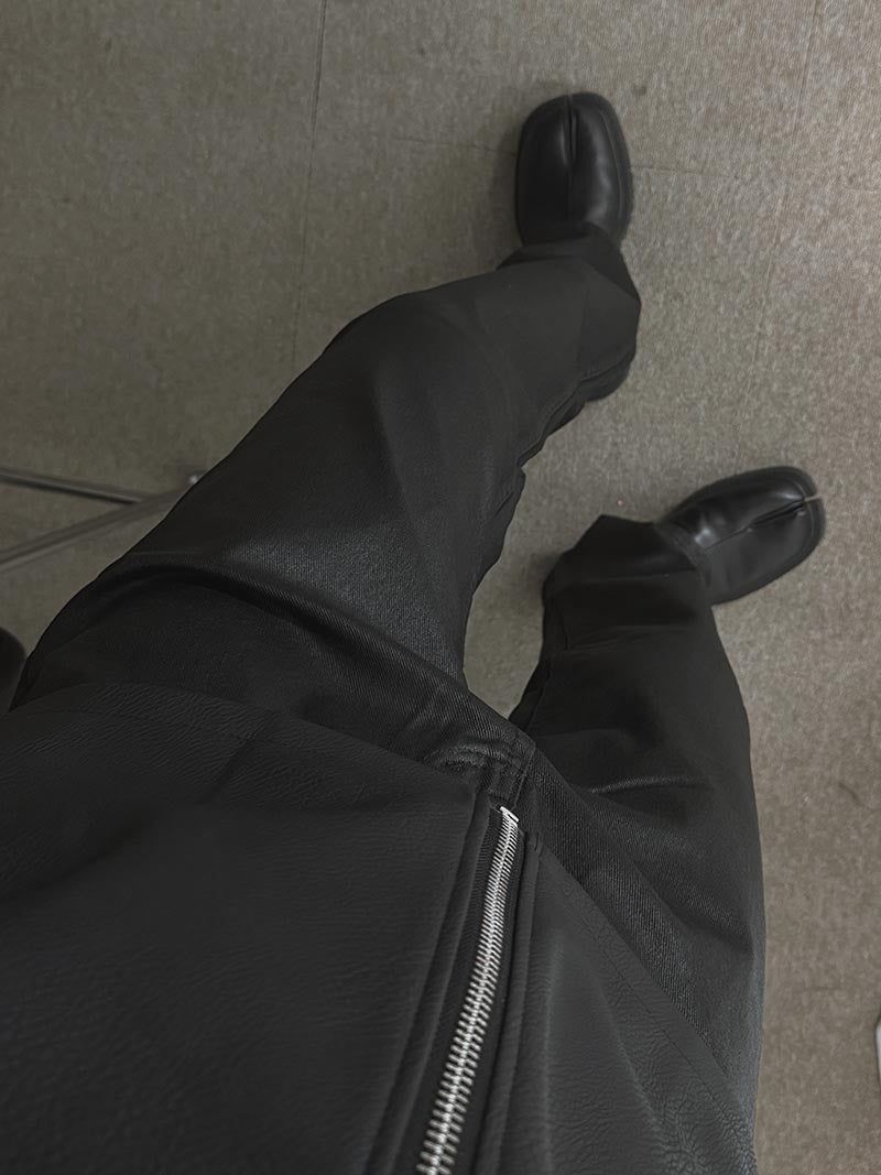 ASCLO Coating Bootcut Pants