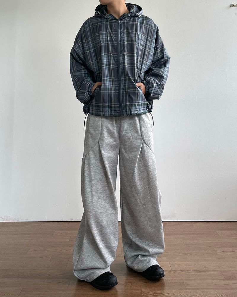 Step Check Hood Windbreaker