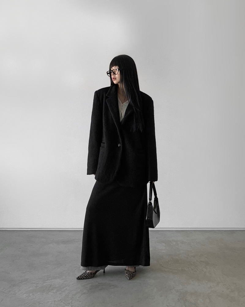 Half coat blazer