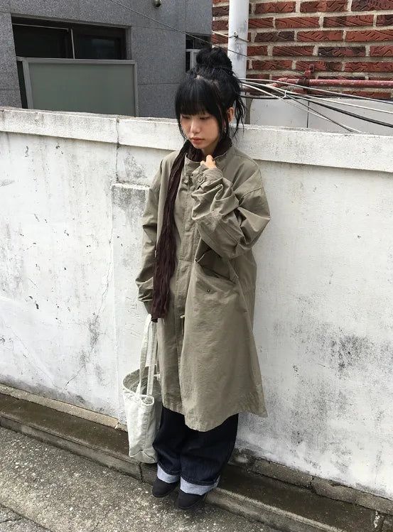 [unisex] Mores Fishtail Long Field Jacket