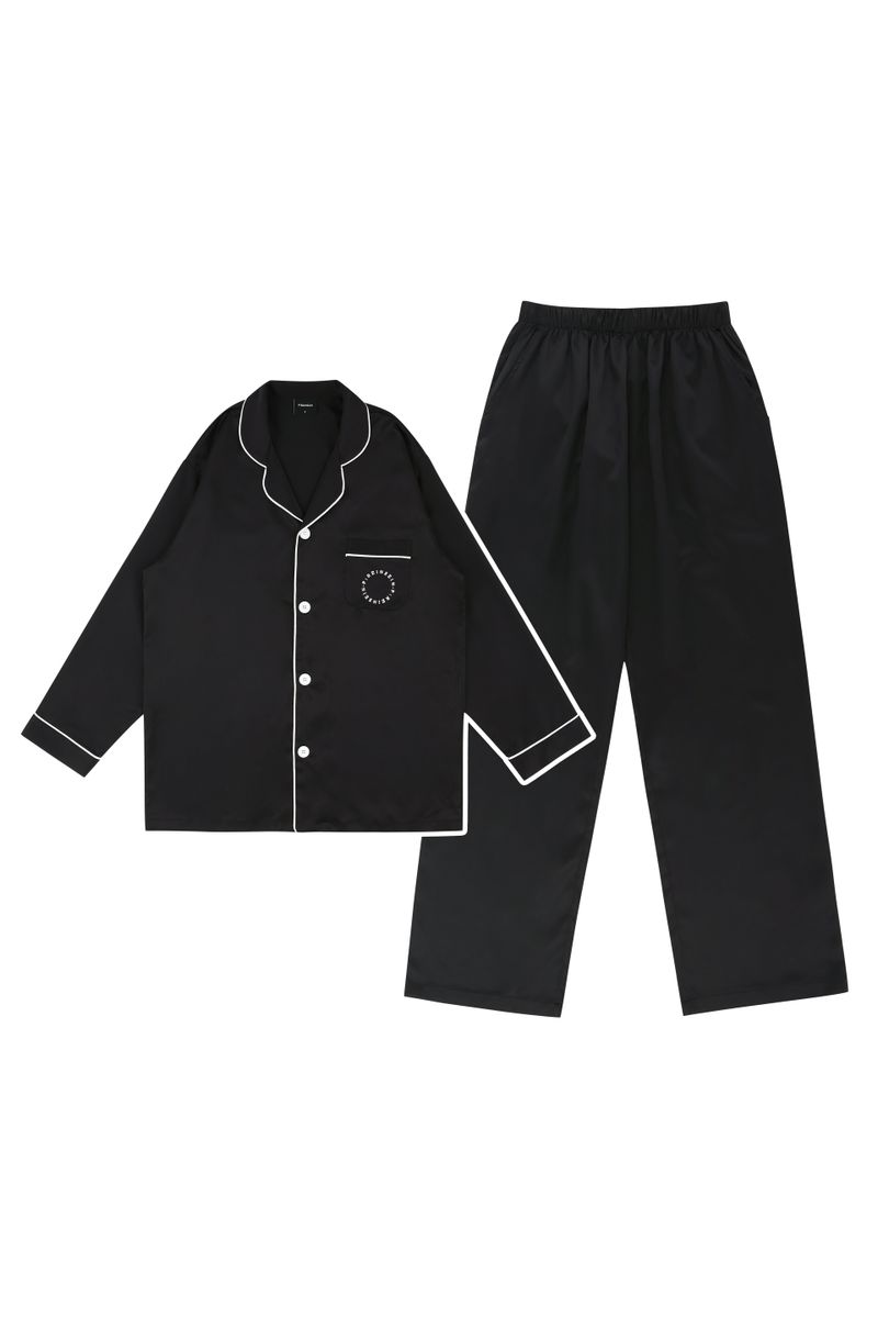 P:ReinSein（レインセイン）の「PRS Black Silk Pajama Set-Up（Setup）」