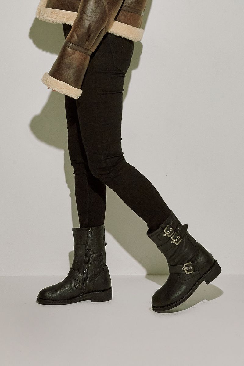 BAY BIKER BOOTS_2COLORS