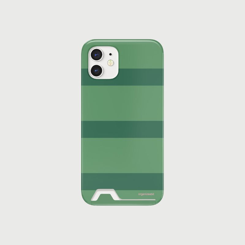 Organize a bit(オーガイナズ ア ビット)の「stripe phone case (green)(Smartphone Accessories)」