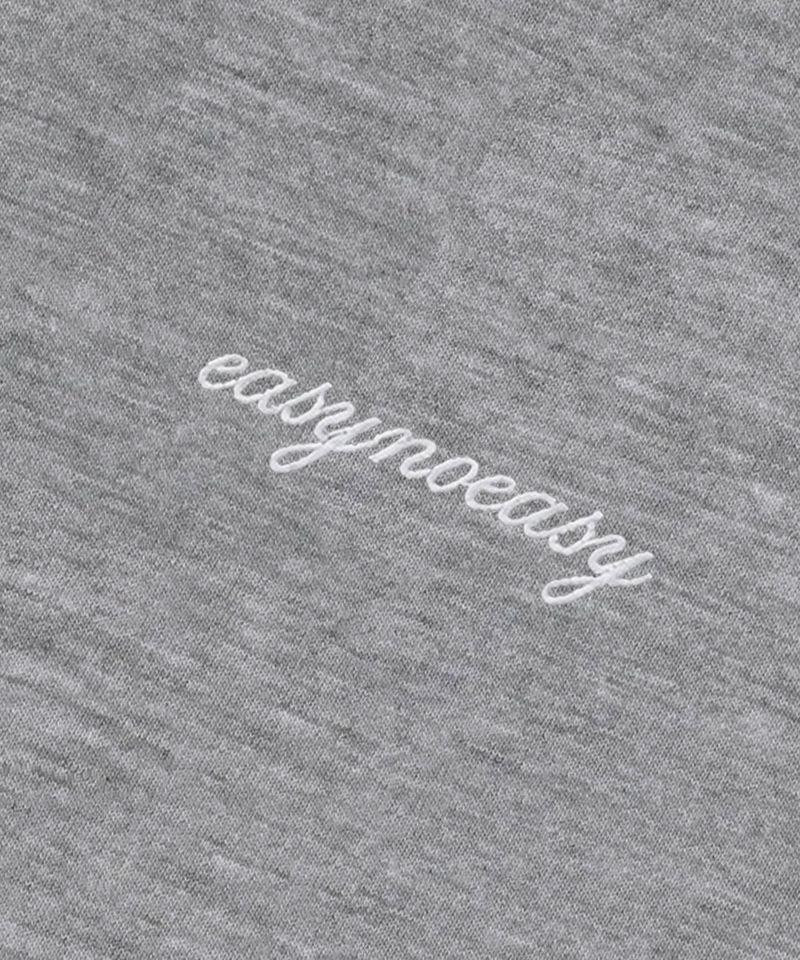 Layered Roll-Up Cropped T-shirt - Gray