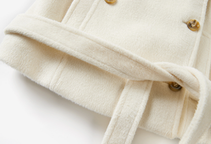 Classic Double-Breasted Belted Coat