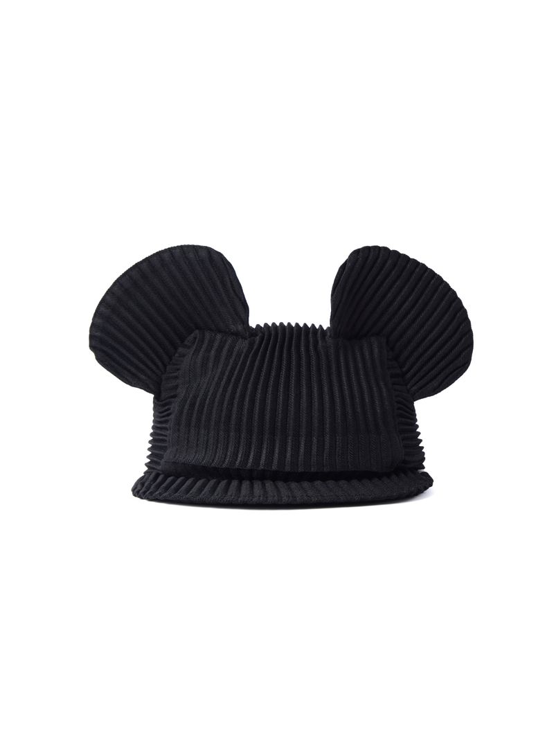 6CRAYON(シックスクレヨン)の「6CRAYON Black Pleated Flat Brim Mickey Cap(Hats)」