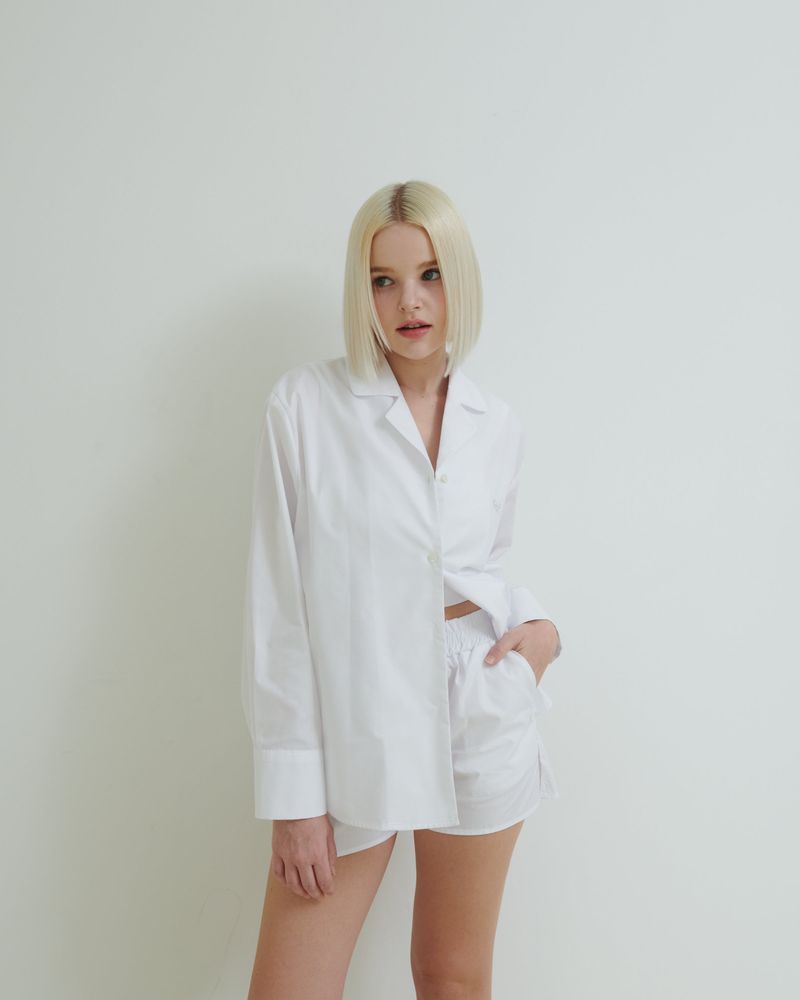 Ontheshell Logo Shirt - Pure White