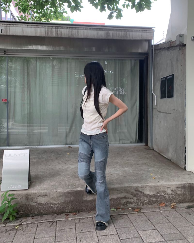 グラブブーツカットパンツ
