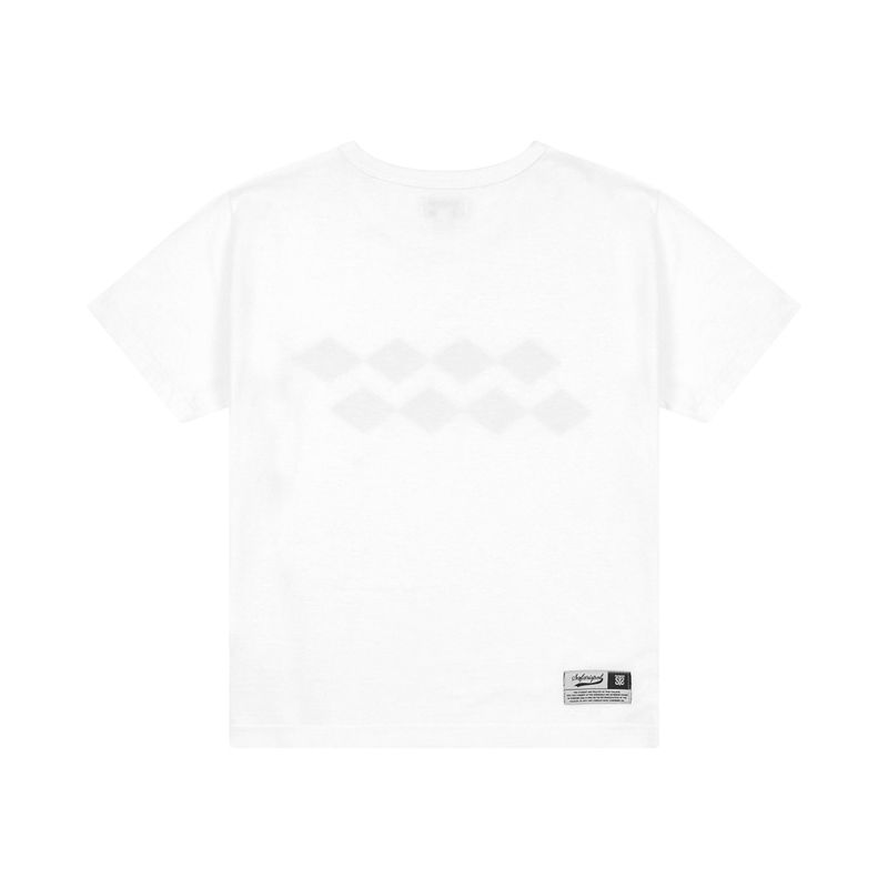  1/2 ROUX BASE SCHOOL ARGYLE TEE (WHITE)