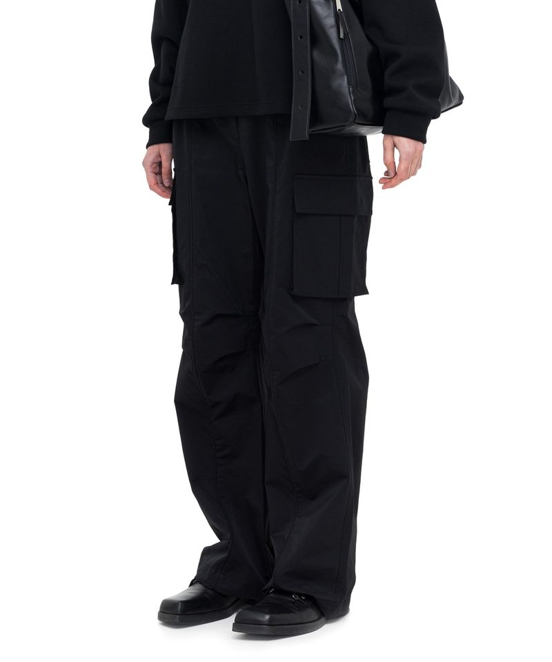 Line Cargo Pants (Black)