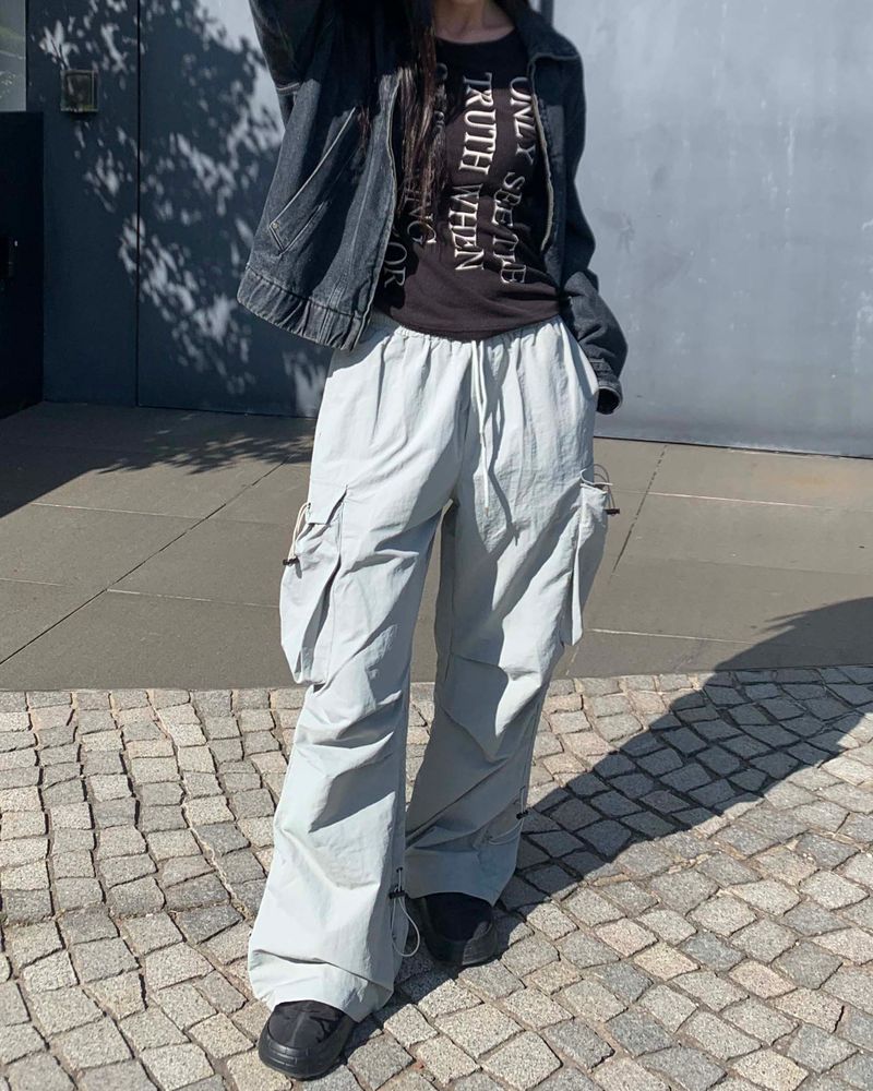 Stopper nylon pants