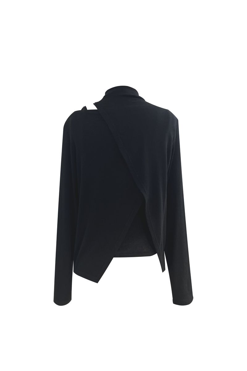 ARE WOOL LONG SLEEVE SET / BLACK