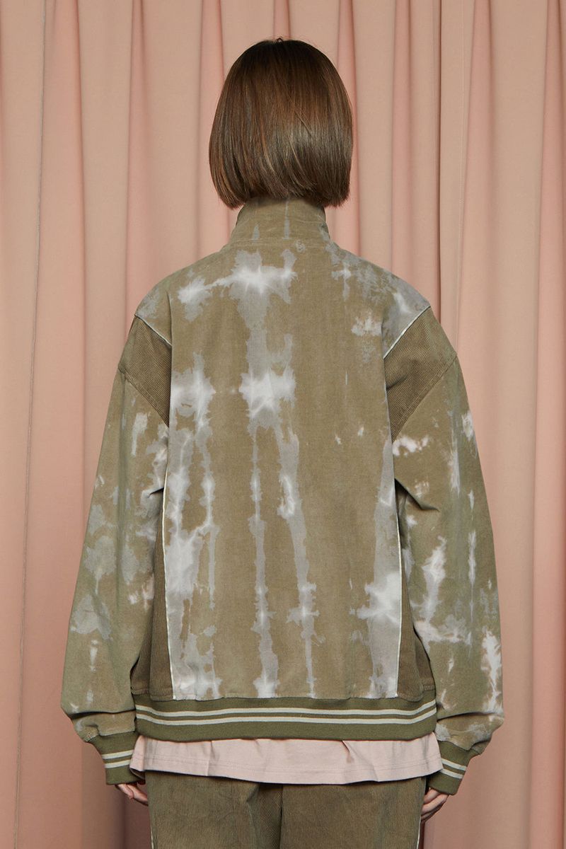 VELOUR CORDUROY BLOUSON / KHAKI