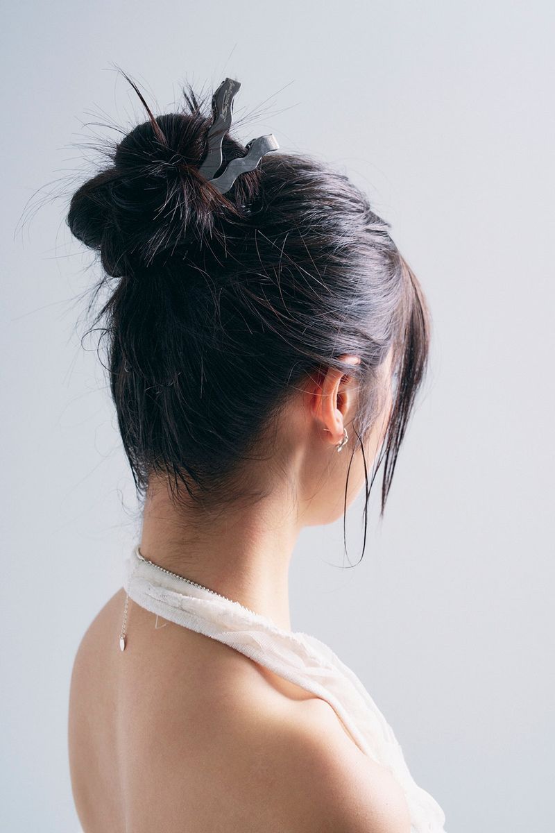 NO.425 [BLACK] WAVE HAIR PIN 2SET