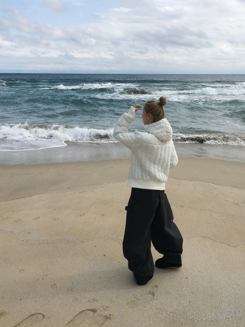Lovey Heart Cargo Wide Pants (3c)