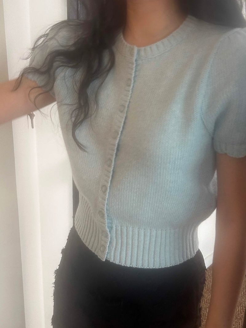 [MADE] Rendez Cashmere Puff Cardigan