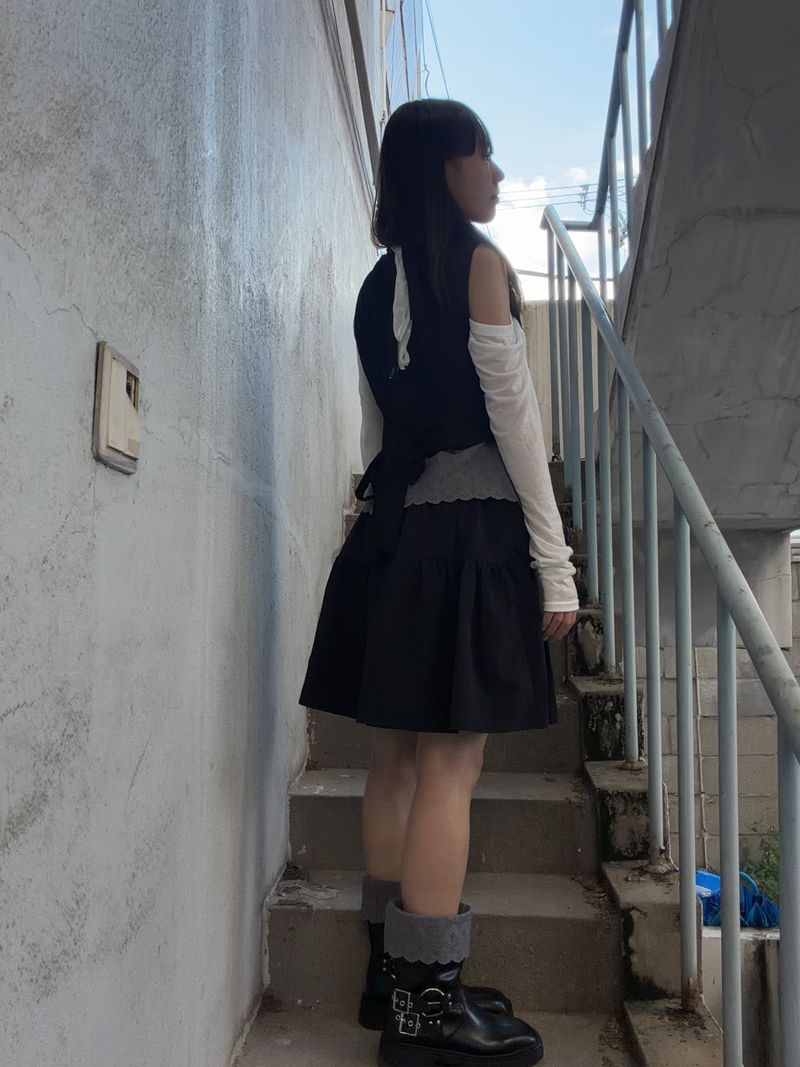 トリム レース カフ(grey)