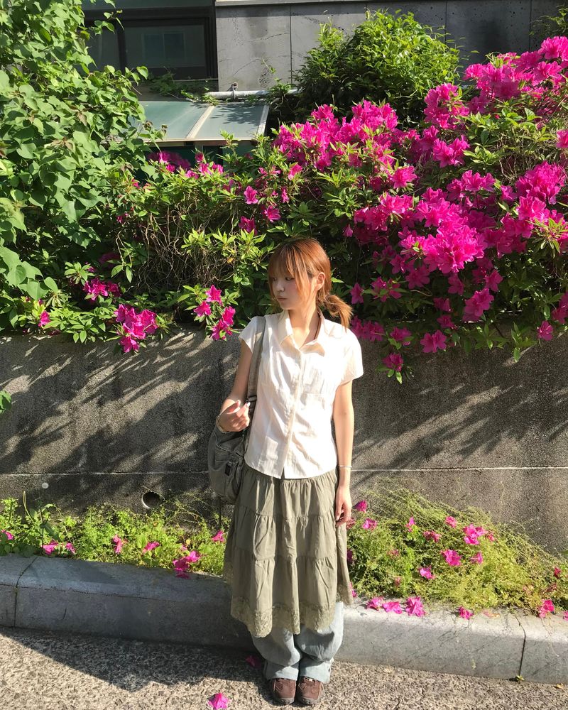 ディア ヴィンテージ レイヤード スカート