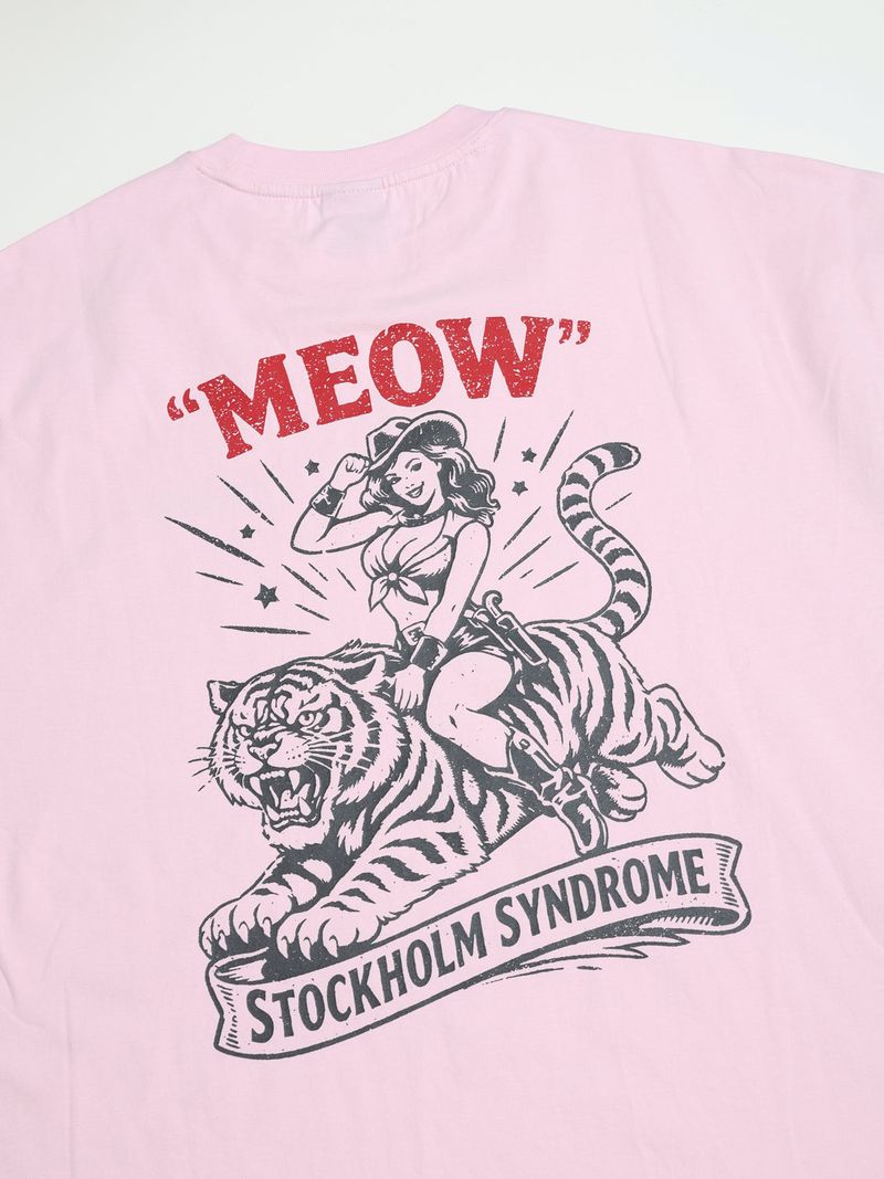タイガールTシャツ - ピンク