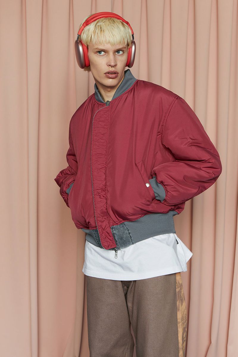 PIGMENT MA-1 JUMPER / CHARCOAL