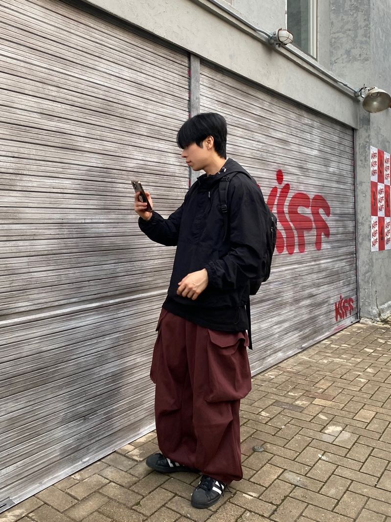 Happo Cargo Balloon Sweat pants 3C