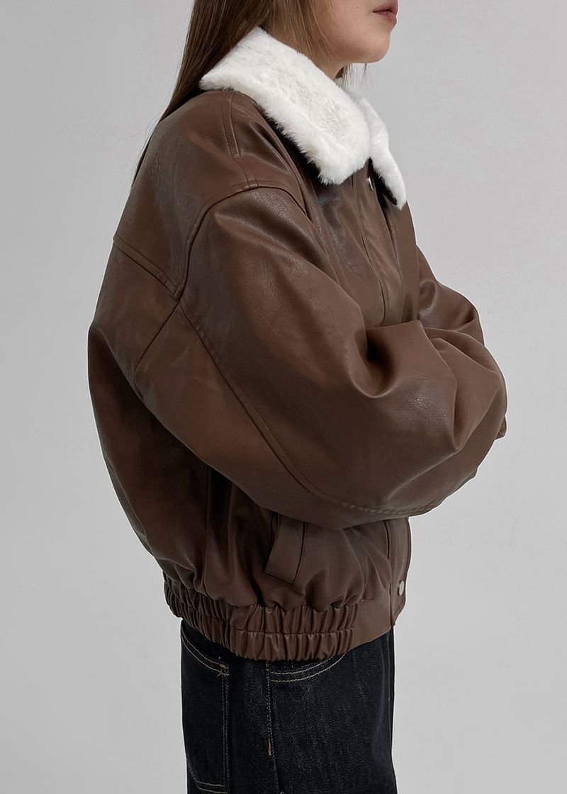 [MADE] Cressy fur leather blouson