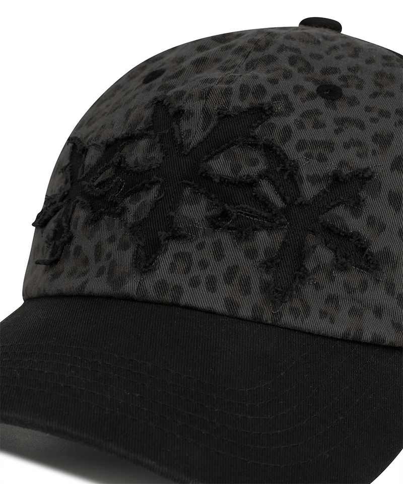 LEOPARD CROSS STAR CAP