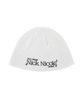 BLINK LOGO LETTERING BEANIE_IVORY