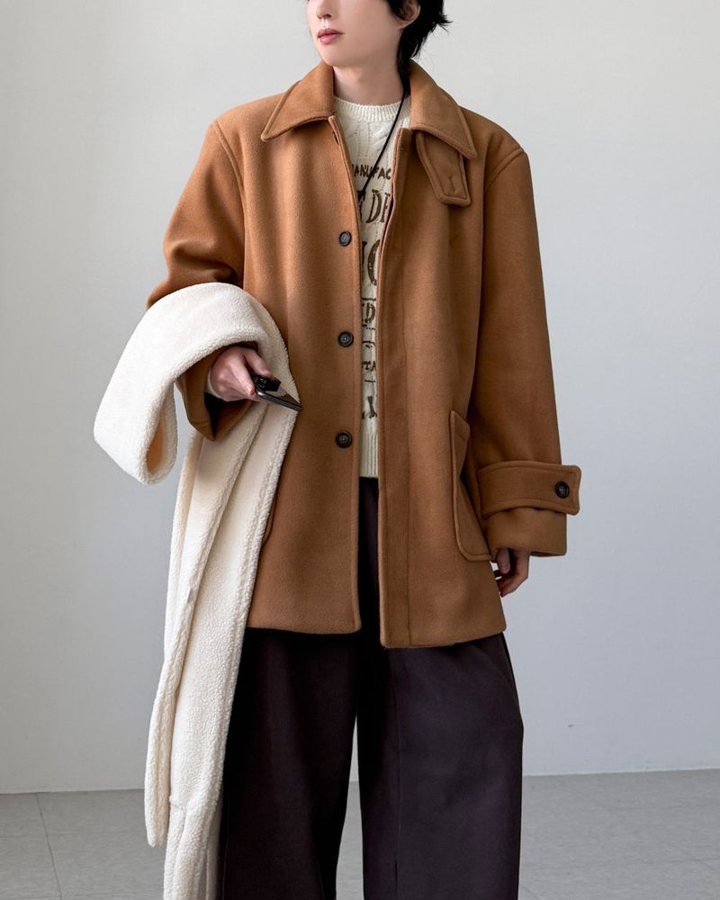 Silly Cashmere Half Coat