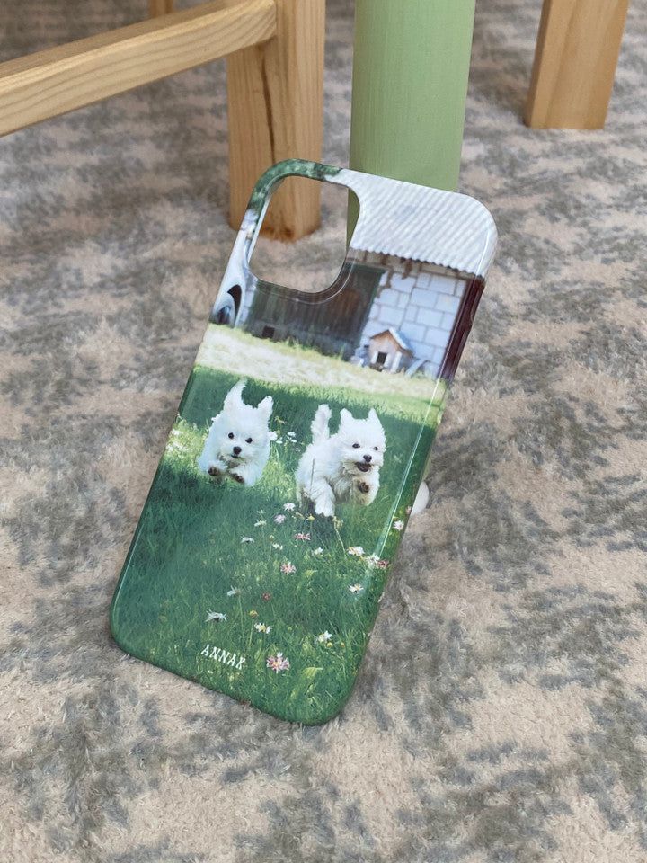[jogging puppies hard case]