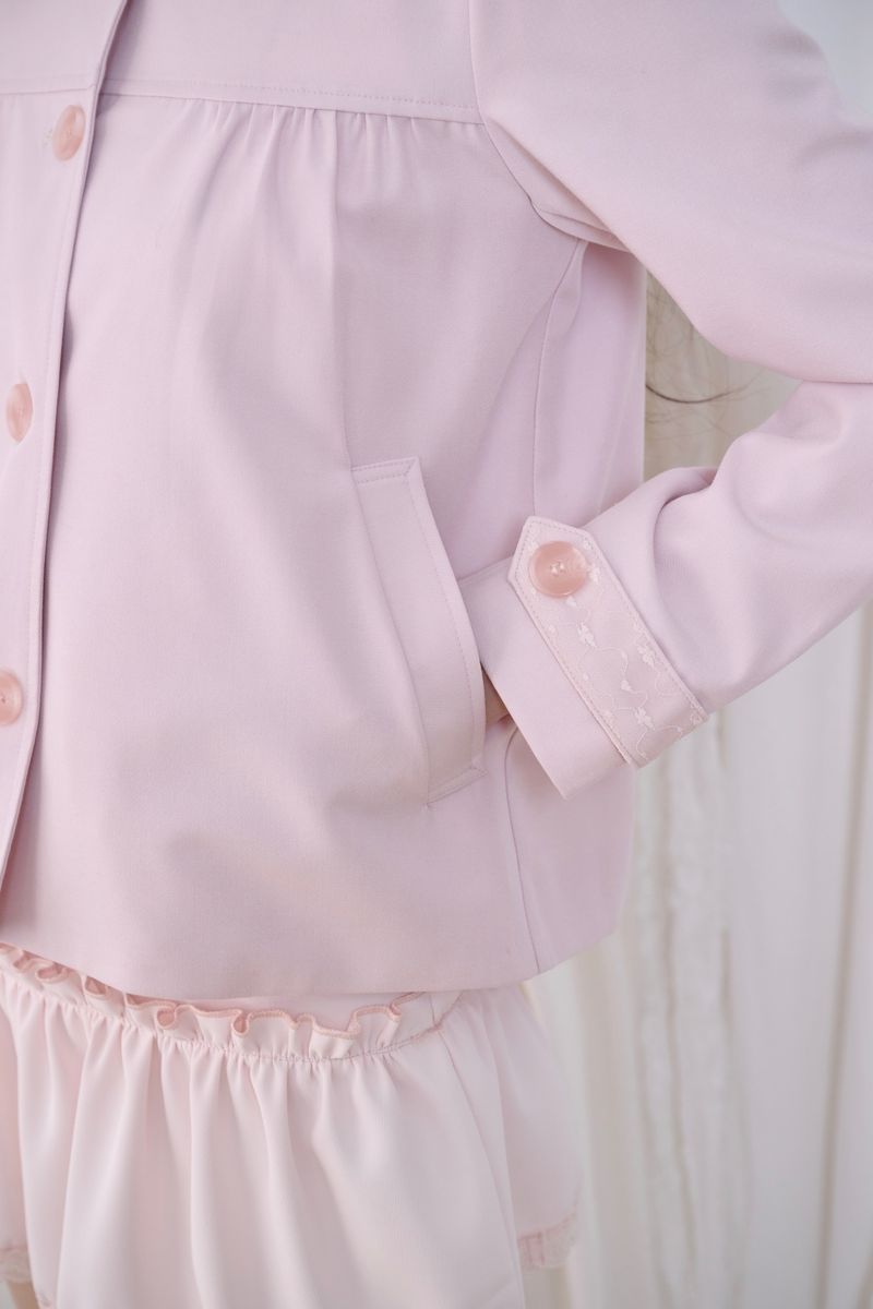 Sophie Shirred Trench Jacket (2 colors)