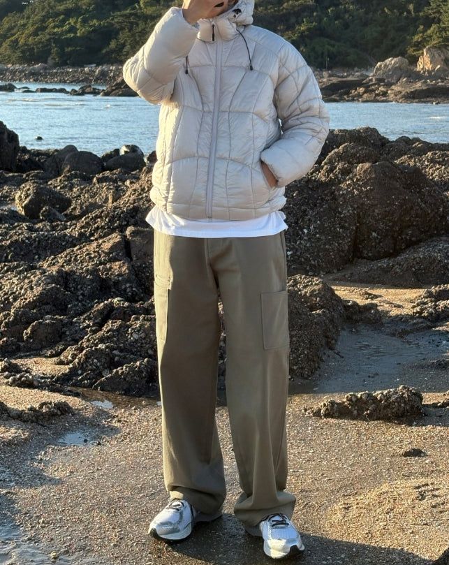 Wave Quilting Hood Lightweight Padding