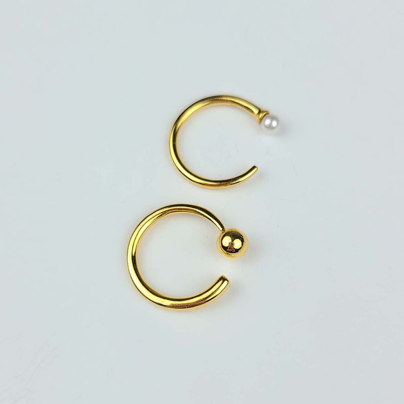 Pearl rayered ring
