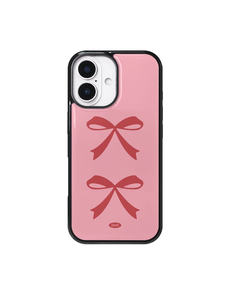 ATEK(アテック)の「Twin Ribbon Epoxy Bumper Case(Pink)(Smartphone Accessories)」