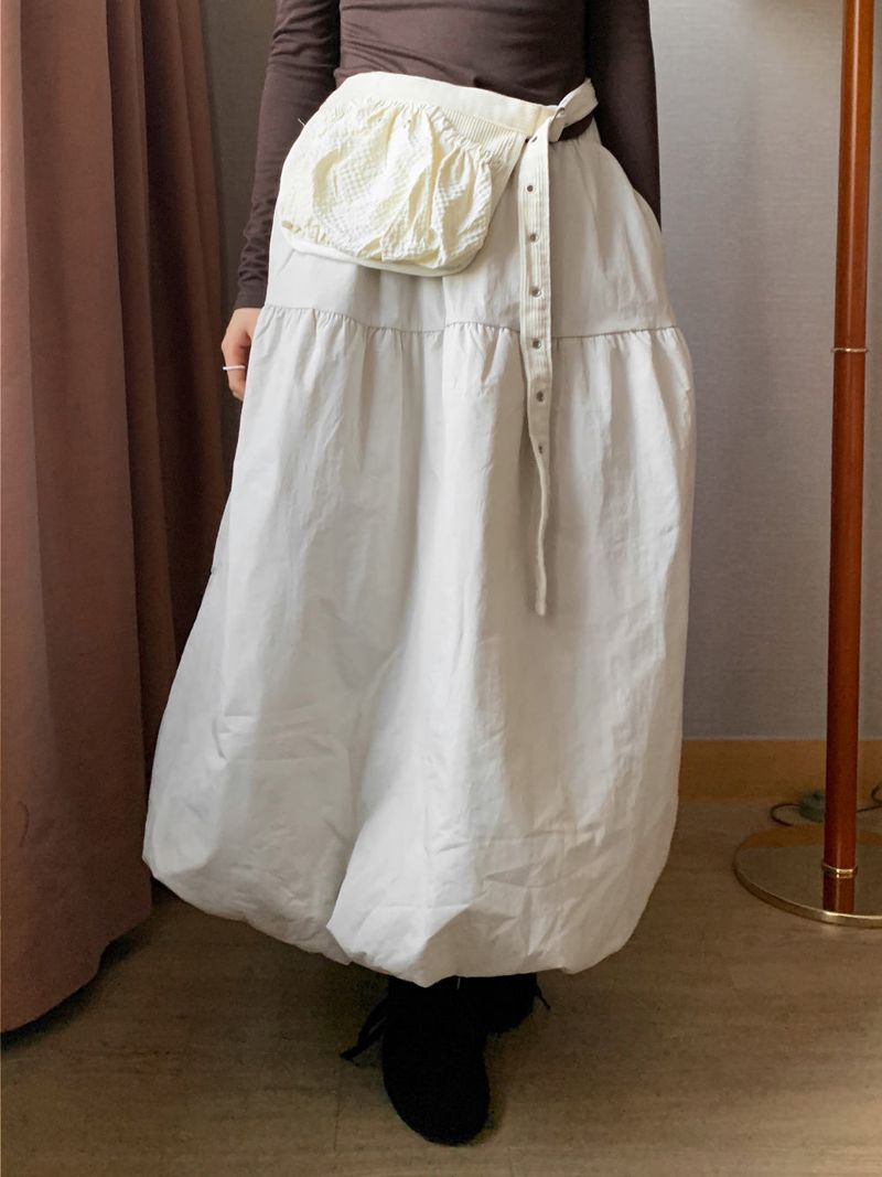  BALLOON PADDED SKIRT