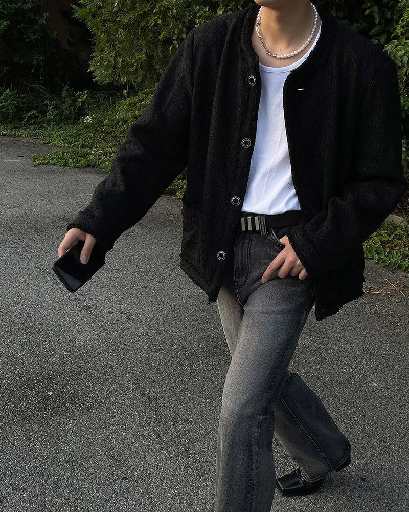 SO Tweed Jacket ver.2 (Black)