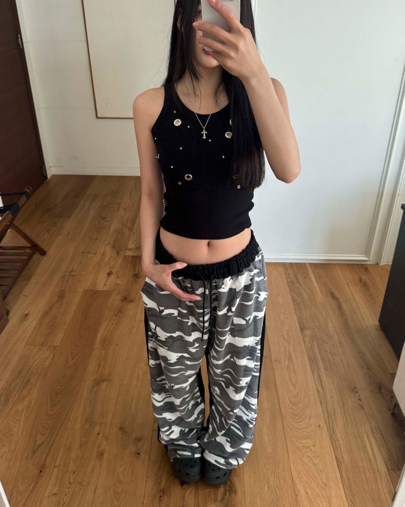 Camo training pants