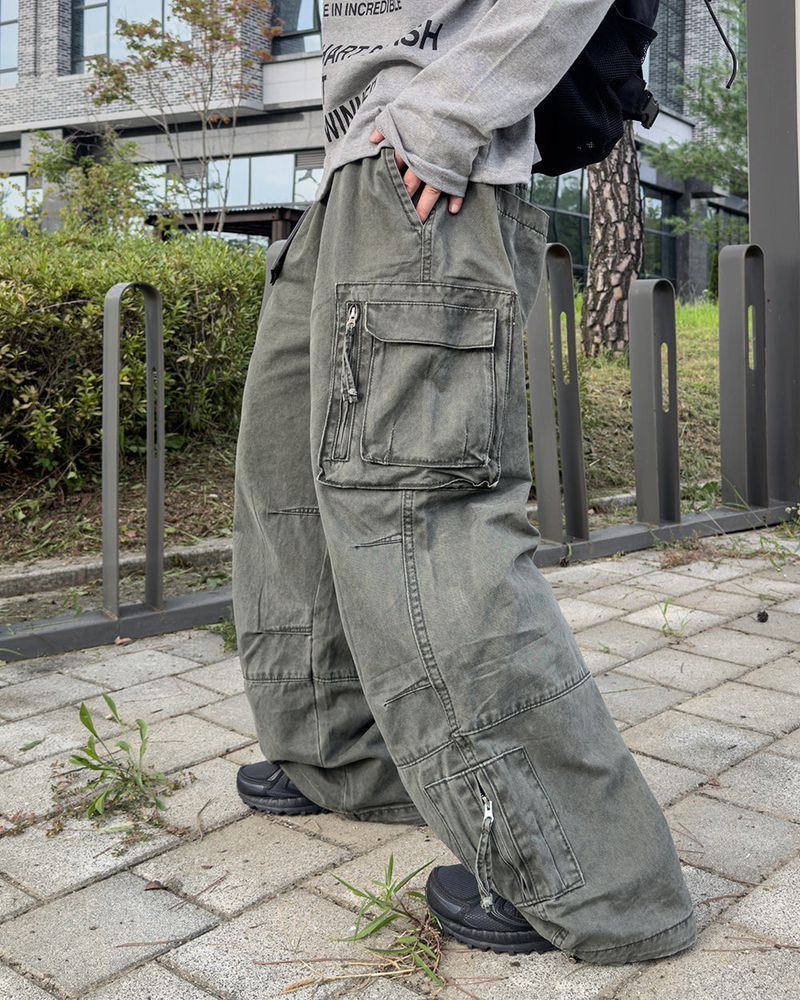 JIIGEUM（ジグム）の「Lansen Pigment Washing Cargo Pants（Pants）」